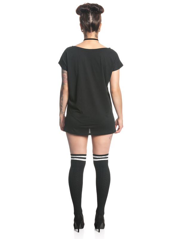 Nastrovje Potsdam Harry Potter Happiness Can Be Found Damen Loose-Shirt Schwarz