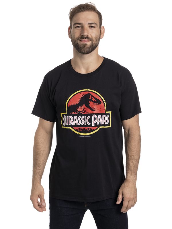 Nastrovje Potsdam Jurassic Park Classic Herren T-Shirt Schwarz