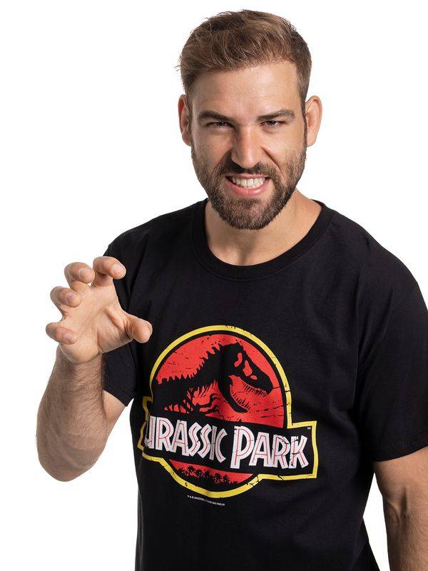 Nastrovje Potsdam Jurassic Park Classic Herren T-Shirt Schwarz