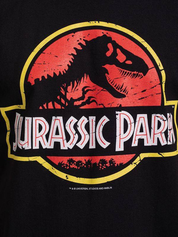 Nastrovje Potsdam Jurassic Park Classic Herren T-Shirt Schwarz