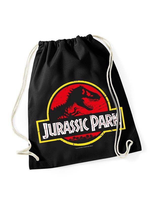 Nastrovje Potsdam Jurassic Park Logo Gymbag schwarz