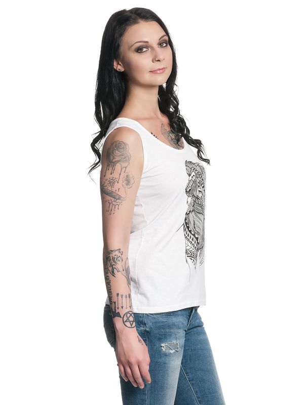 Nastrovje Potsdam König Der Löwen Lion Ink Damen Tanktop Weiss