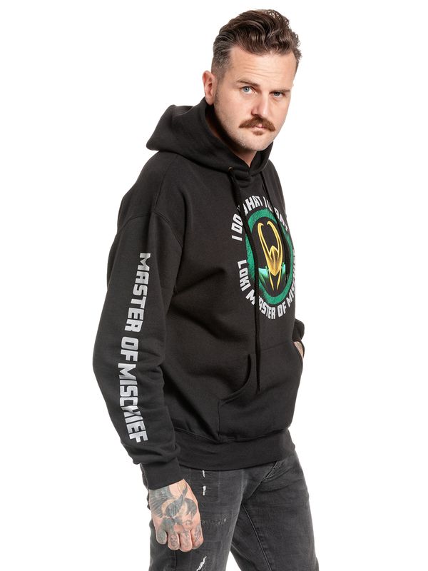 Nastrovje Potsdam Loki Master Of Mischief Herren Kapuzensweatshirt Schwarz
