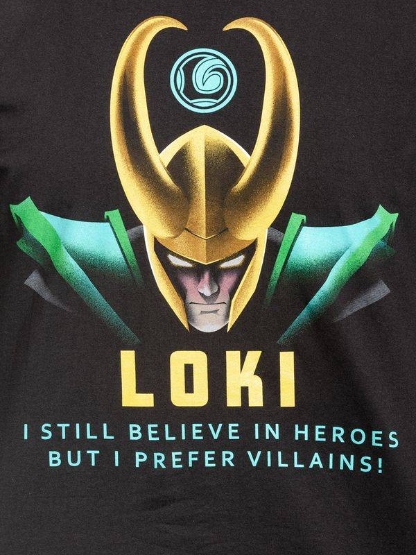 Nastrovje Potsdam Loki Villains Herren T-Shirt Schwarz