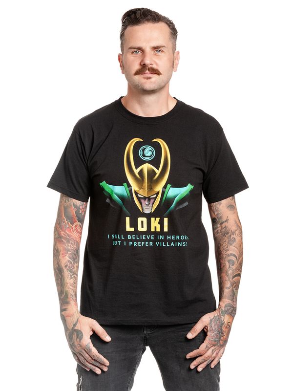 Nastrovje Potsdam Loki Villains Herren T-Shirt schwarz