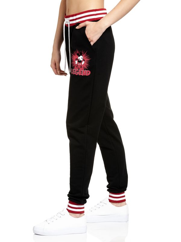 Nastrovje Potsdam Mickey & Minnie Mouse Legend Sweat Damen Homewearpants Schwarz