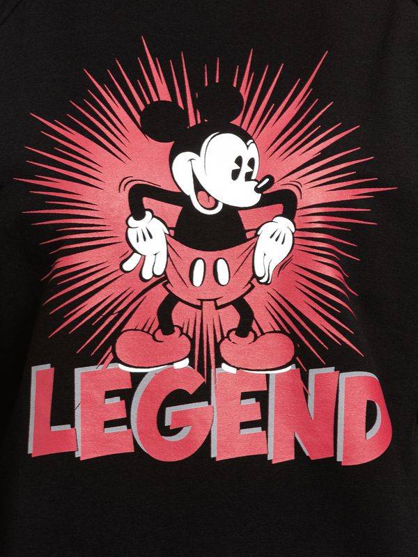 Nastrovje Potsdam Mickey & Minnie Mouse Mickey Mouse Legend Damen Sweatshirt Schwarz