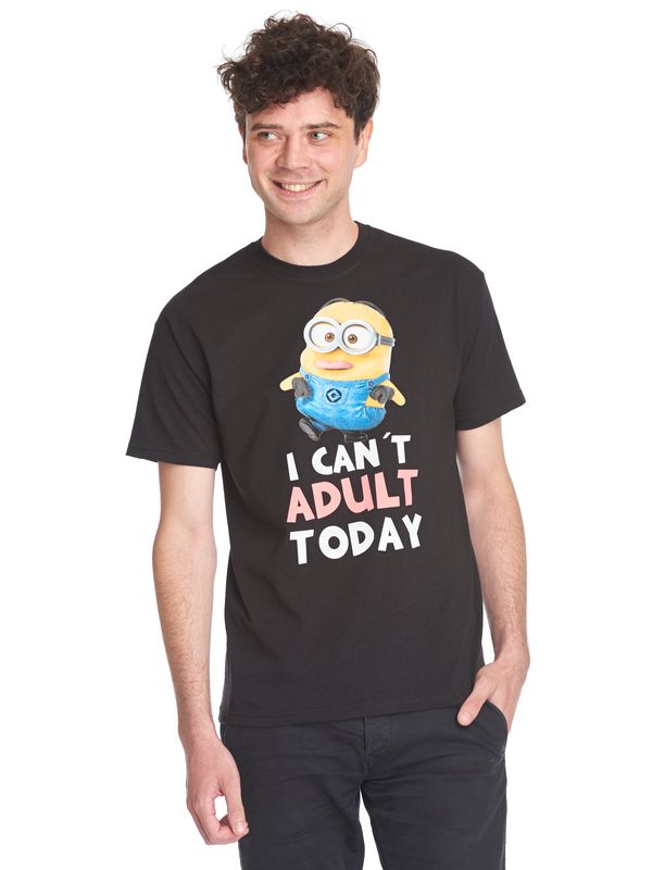 Nastrovje Potsdam Minions Adult Herren T-Shirt Schwarz