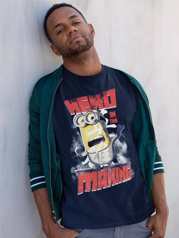 Nastrovje Potsdam Minions Hero Herren T-Shirt Marine