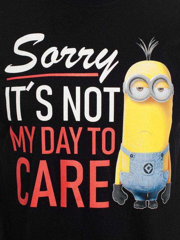 Nastrovje Potsdam Minions I Don't Care Herren T-Shirt Schwarz