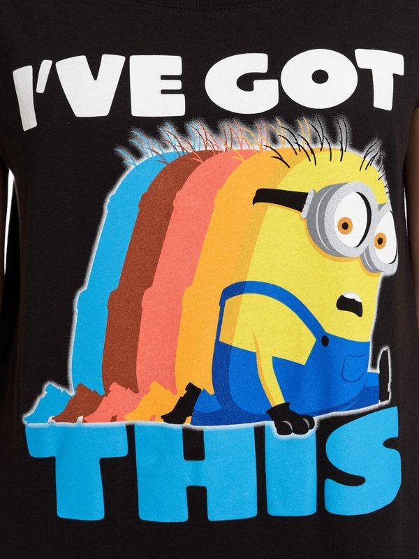 Nastrovje Potsdam Minions I've Got This Damen Loose-Shirt Schwarz