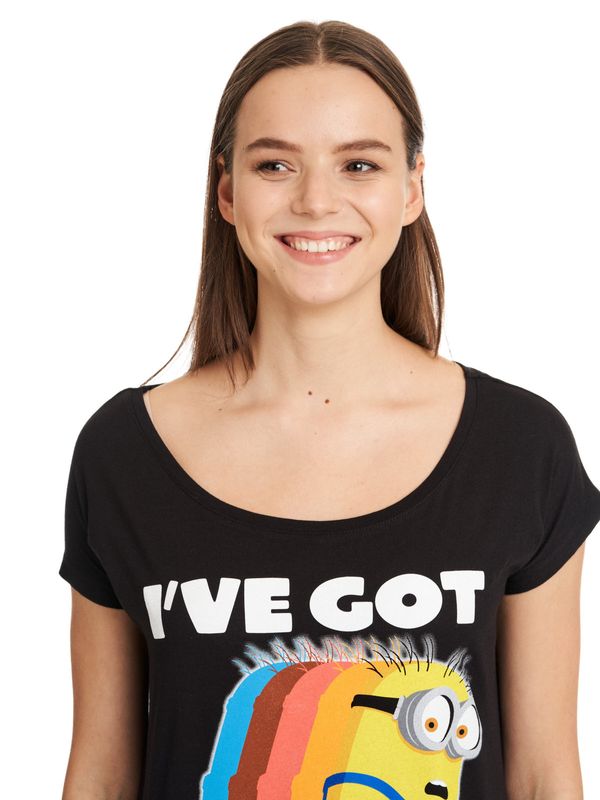 Nastrovje Potsdam Minions I've Got This Damen Loose-Shirt Schwarz