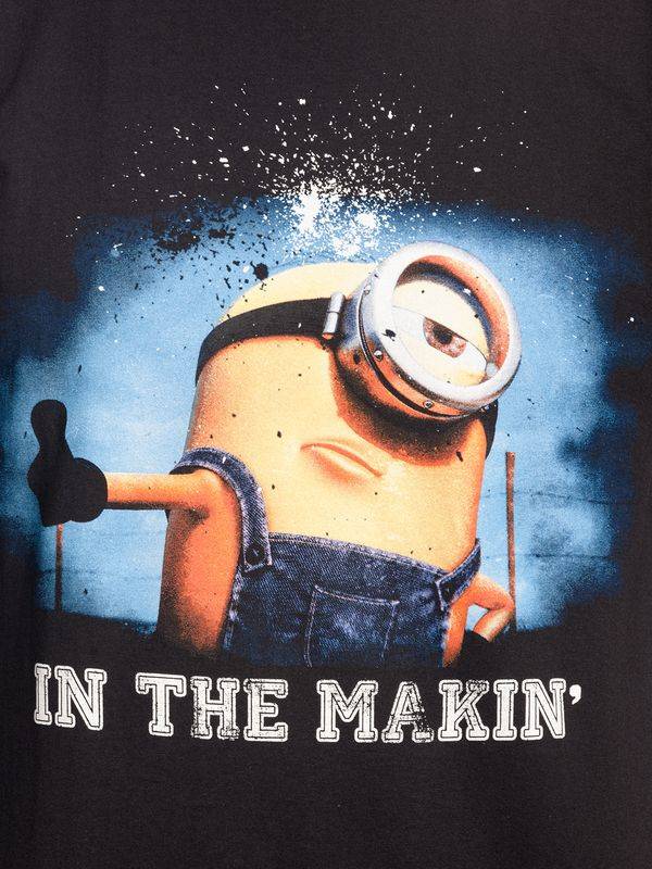 Nastrovje Potsdam Minions In The Makin' Herren T-Shirt Schwarz