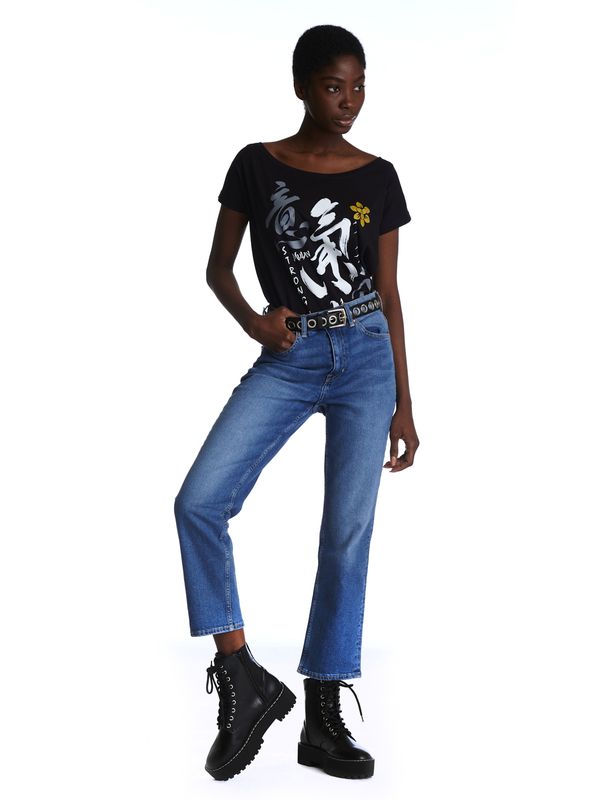 Nastrovje Potsdam Mulan Bold Spirit Damen Loose-Shirt Schwarz