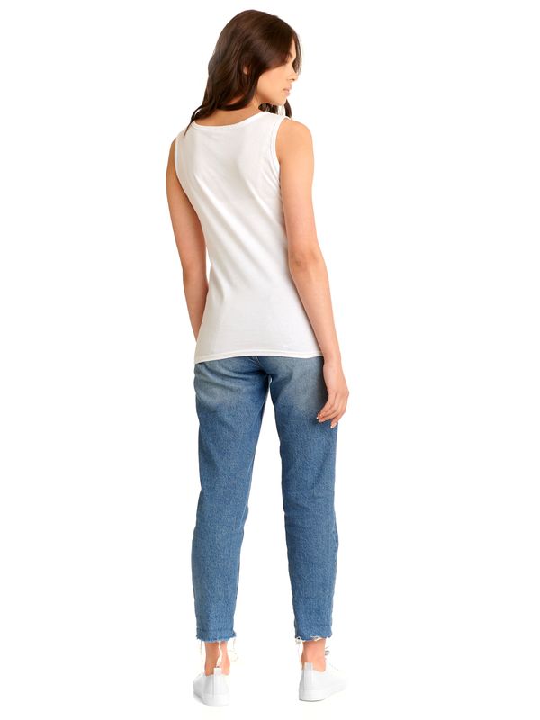 Nastrovje Potsdam Dumbo Smile Damen Tanktop Weiss