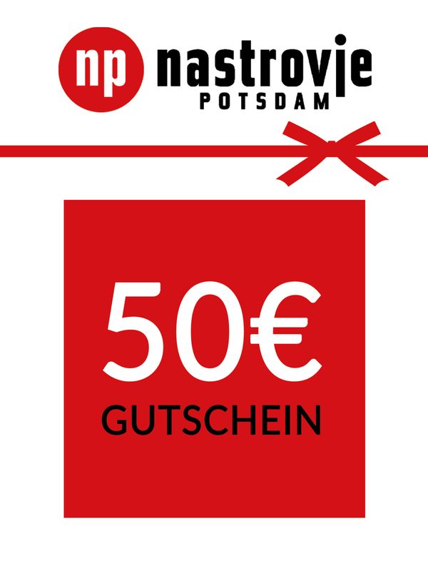 Nastrovje Potsdam Nastrovje Potsdam Geschenkgutschein 50 EUR deutsch