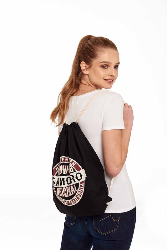 Nastrovje Potsdam Sons Of Anarchy Gymbag Schwarz