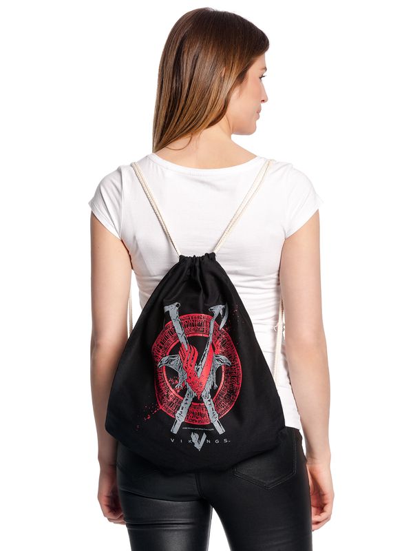 Nastrovje Potsdam Vikings Axe&Raven Gymbag Schwarz