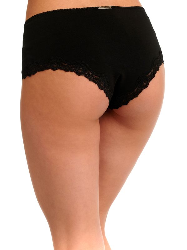 Nastrovje Potsdam Pussy Deluxe 3er Set Damen Hipster-Set Schwarz Allover