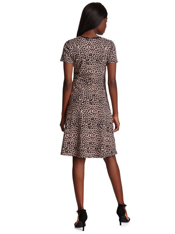 Nastrovje Potsdam Pussy Deluxe Back To 1955 Damen A-Linien-Kleid Leo