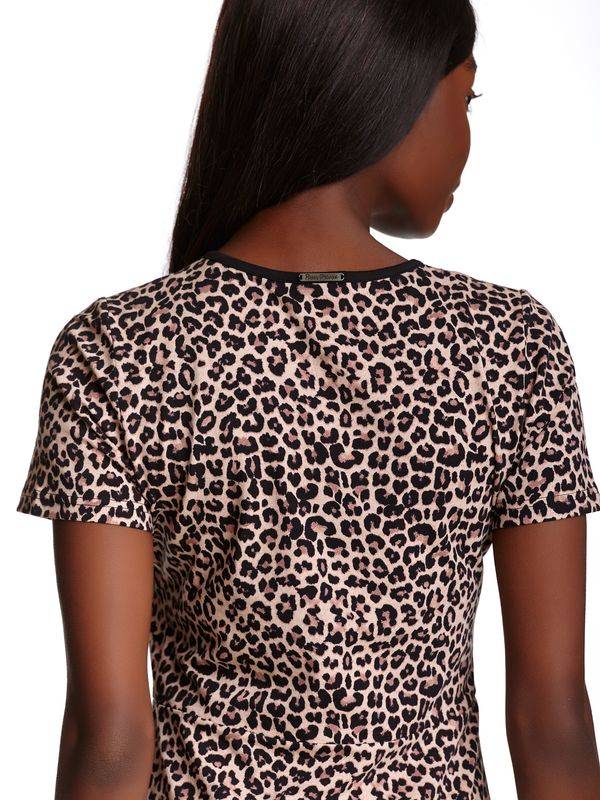 Nastrovje Potsdam Pussy Deluxe Back To 1955 Damen A-Linien-Kleid Leo