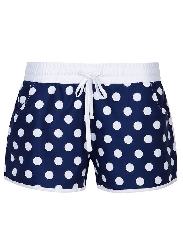 Nastrovje Potsdam Pussy Deluxe Big Dots Damen Boardshorts blau allover Nastrovje Potsdam Pussy Deluxe Big Dots Damen Boardshorts blau allover