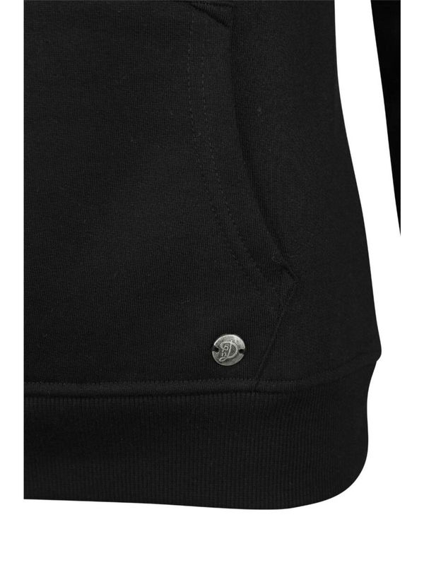 Nastrovje Potsdam Pussy Deluxe Black Dotties On Red Hoodie Damen Schalkragenpullover Schwarz/allover