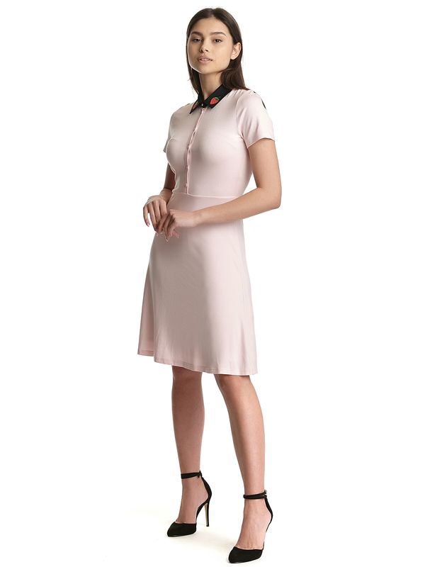 Nastrovje Potsdam Pussy Deluxe Cat Sweet Berry Damen A-Linien-Kleid Lightpink