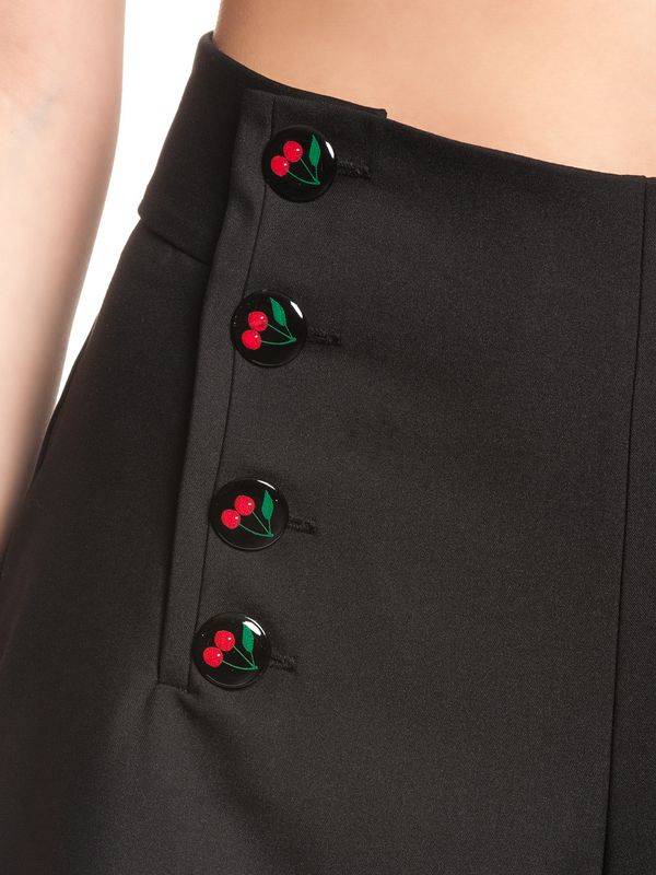 Nastrovje Potsdam Pussy Deluxe Cherries Damen Shorts Schwarz