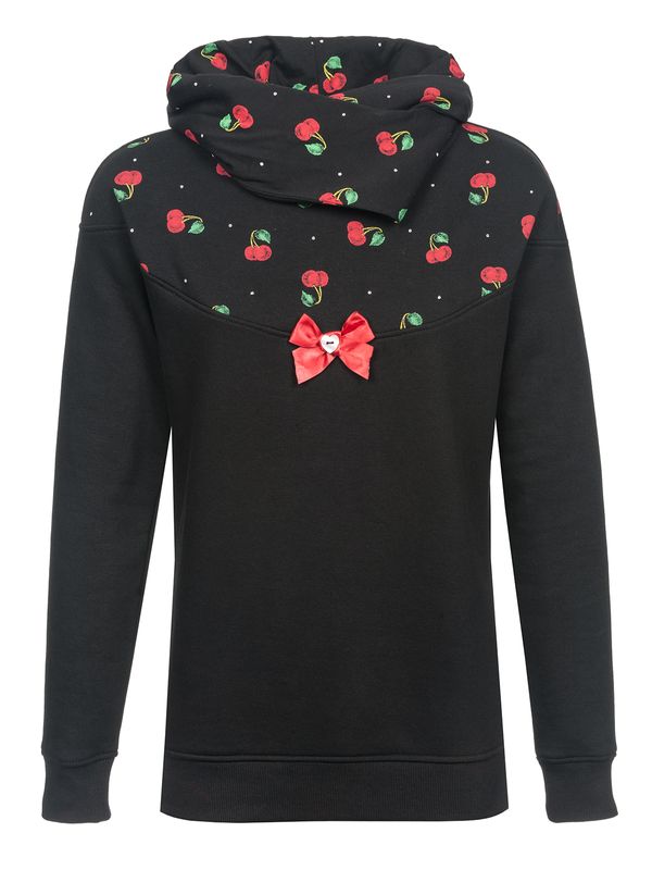 Nastrovje Potsdam Pussy Deluxe Cherry Bomb Schalkragenpullover für Damen
