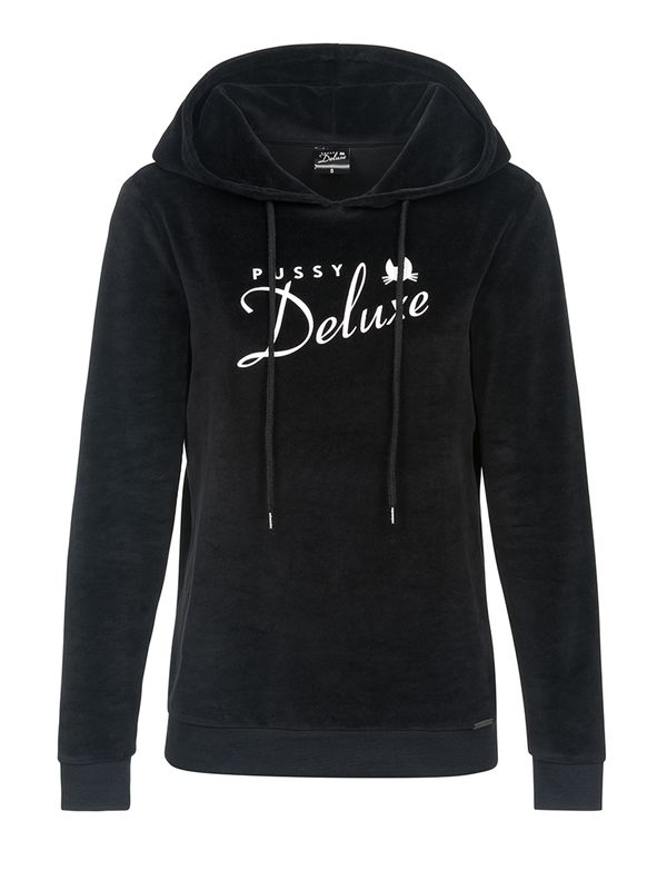 Nastrovje Potsdam Pussy Deluxe Classic Fluffy Hoodie schwarz