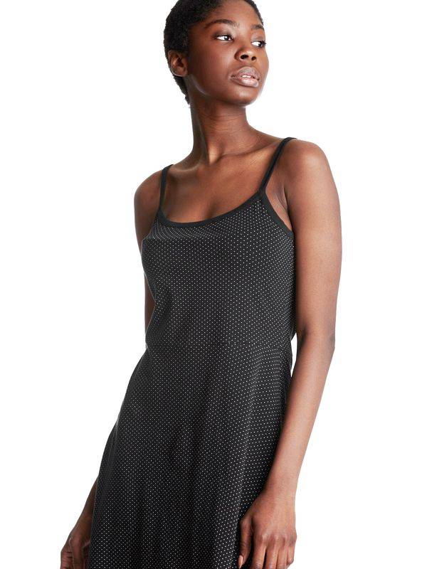 Nastrovje Potsdam Pussy Deluxe Dotties Cherry Damen Trägerkleid Schwarz Allover