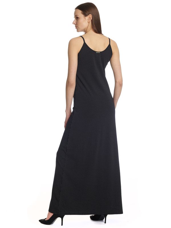 Nastrovje Potsdam Pussy Deluxe Dotties Cherry Damen Trägerkleid Schwarz Allover