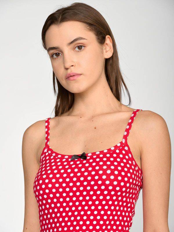 Nastrovje Potsdam Pussy Deluxe Dotties Classic Dress Female Rot Allover