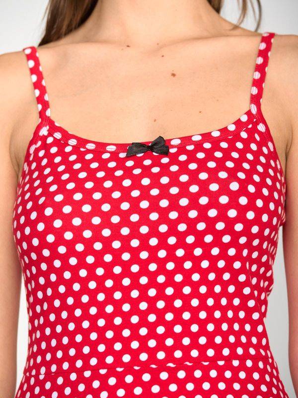 Nastrovje Potsdam Pussy Deluxe Dotties Classic Dress Female Rot Allover