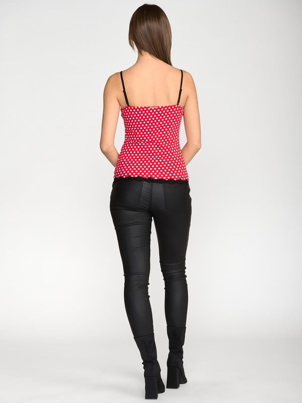 Nastrovje Potsdam Pussy Deluxe Dotties Classic Top Female Rot Allover