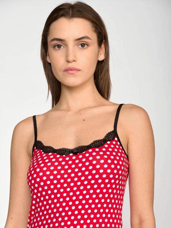 Nastrovje Potsdam Pussy Deluxe Dotties Classic Top Female Rot Allover