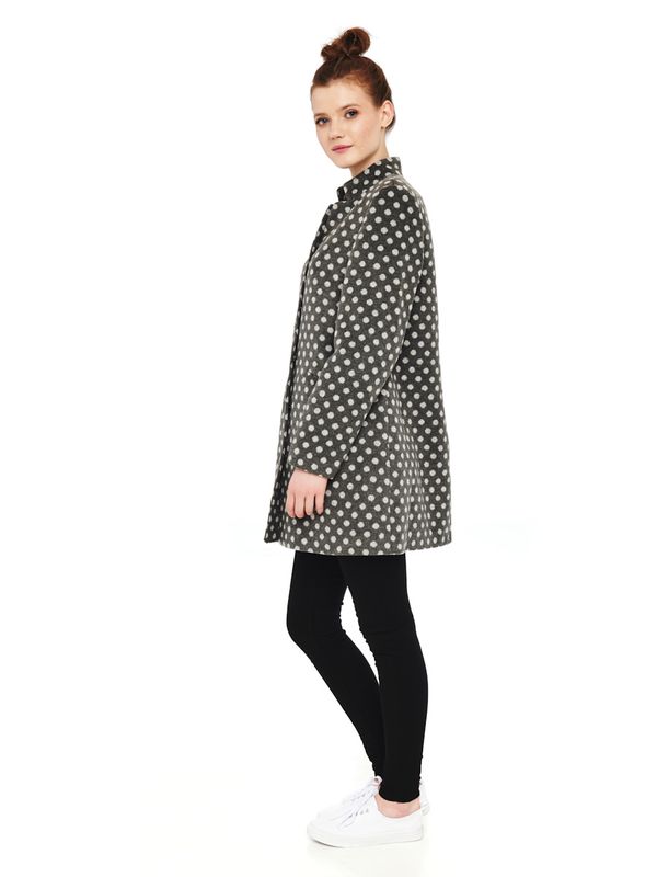 Nastrovje Potsdam Pussy Deluxe Dotties Kurzmantel Grau