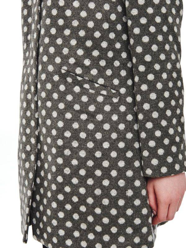 Nastrovje Potsdam Pussy Deluxe Dotties Kurzmantel Grau