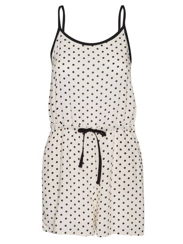 Nastrovje Potsdam Pussy Deluxe Dotty Damen Jumpsuit creme/allover