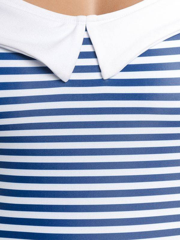 Nastrovje Potsdam Pussy Deluxe Maritim Damen Badeanzug Blau Allover