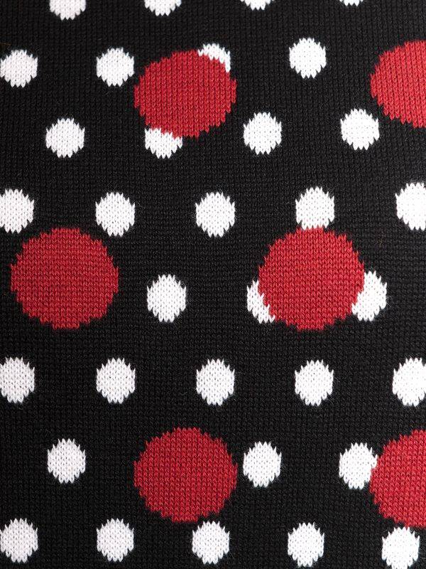 Nastrovje Potsdam Pussy Deluxe Mixed Dotties Knit Pullover Schwarz Allover