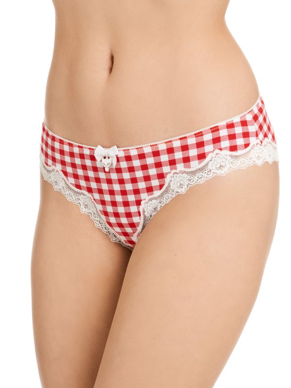 Nastrovje Potsdam Pussy Deluxe Plaid 3er Set Damen Panty-Set Mehrfarbig