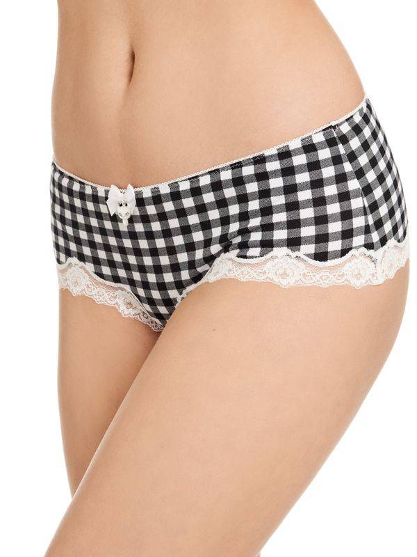 Nastrovje Potsdam Pussy Deluxe Plaid 3er Set Hipster Damen Hipster-Set Mehrfarbig