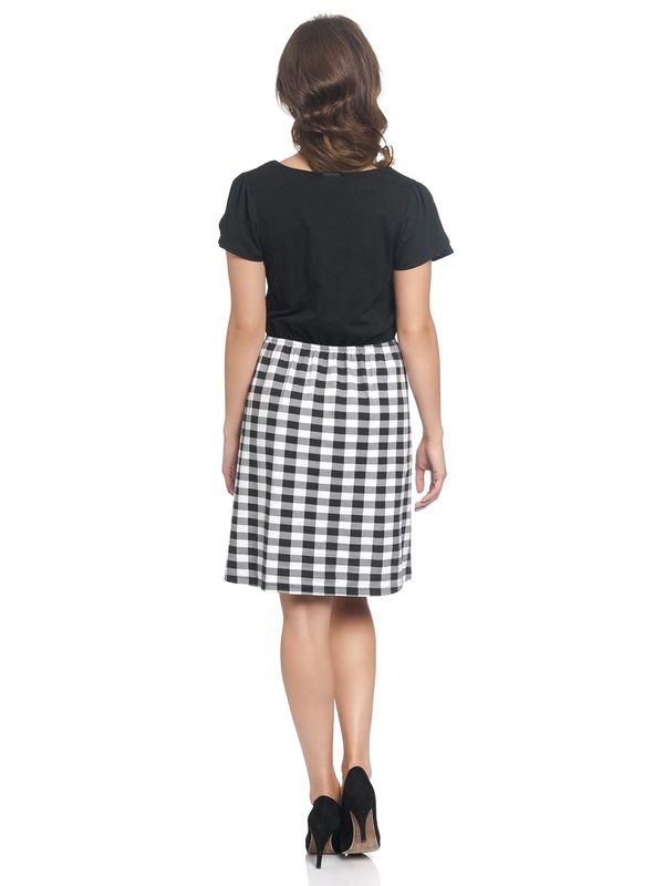 Nastrovje Potsdam Pussy Deluxe Vichy Fantasy Dress Schwarz/allover