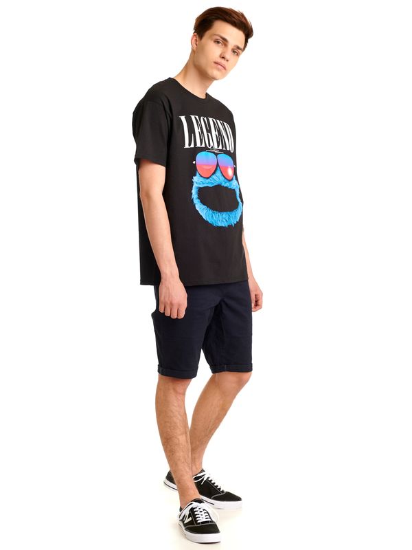 Nastrovje Potsdam Sesamstrasse Cookie Legend Herren T-Shirt Schwarz