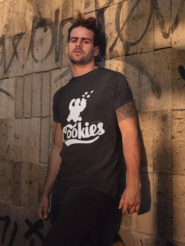 Nastrovje Potsdam Sesamstrasse Cookie Night Fridge Finder Herren T-Shirt Schwarz