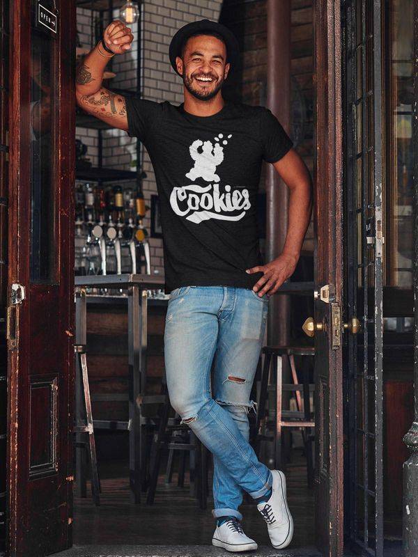 Nastrovje Potsdam Sesamstrasse Cookie Night Fridge Finder Herren T-Shirt Schwarz