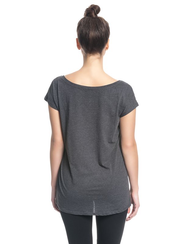 Nastrovje Potsdam Sesamstrasse Me Love Cookie Damen Loose-Shirt Dunkelgrau Meliert