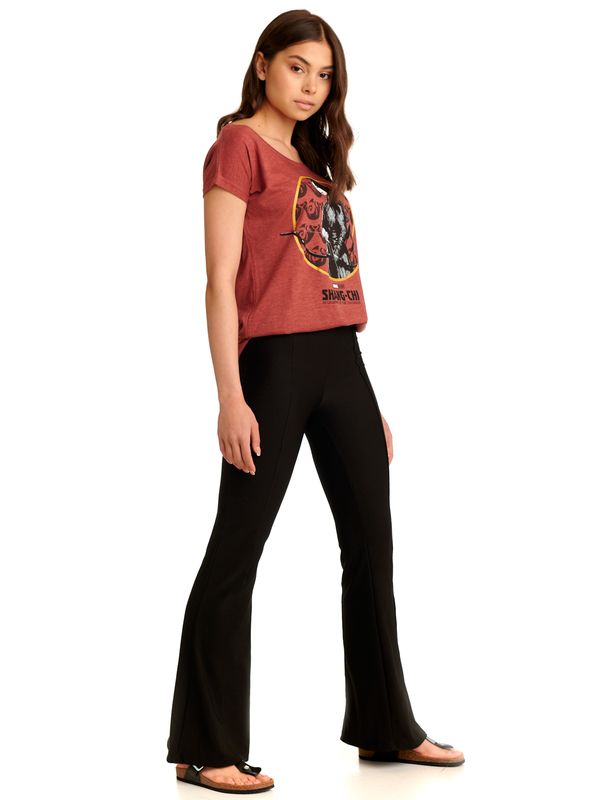 Nastrovje Potsdam Shang-Chi Shang-Chi Katy Damen Loose-Shirt Rot Meliert